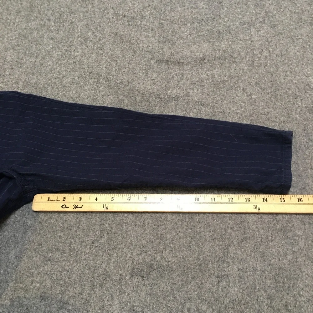 OshKosh B'gosh 2pc Pinstripe Suit Set Boys 5T Navy Blue Blazer and Pants Cotton